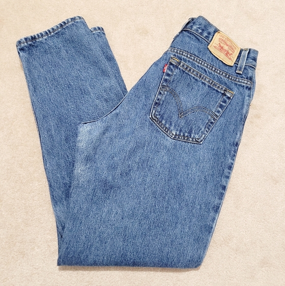 Levi's Denim - Levi’s 550 Relaxed Fit Jeans Women 12M 100% Cotton Straight Leg Classic Denim